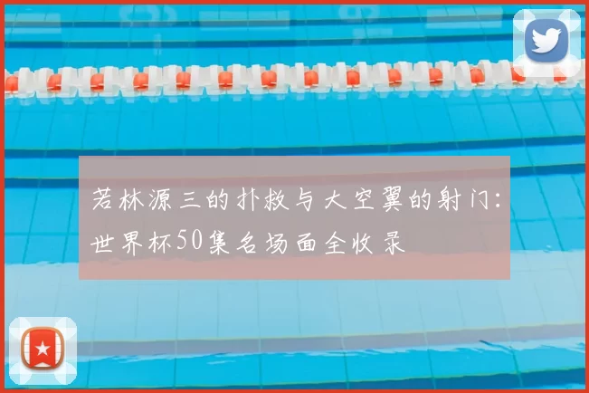 若林源三的扑救与大空翼的射门:世界杯50集名场面全收录