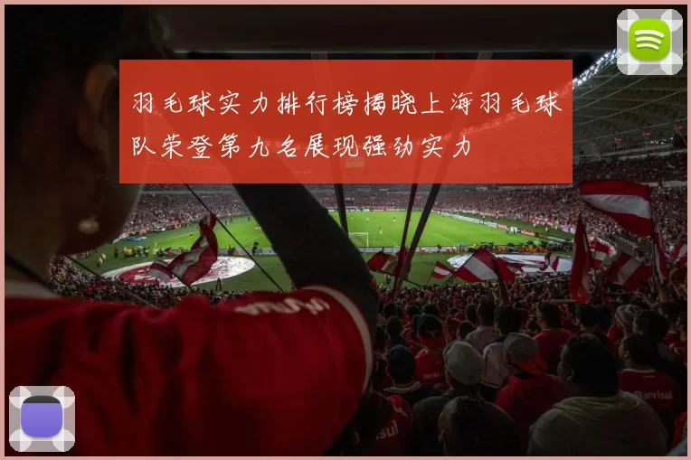羽毛球实力排行榜揭晓上海羽毛球队荣登第九名展现强劲实力
