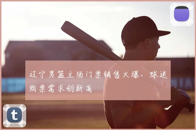 辽宁男篮主场门票销售火爆，球迷购票需求创新高