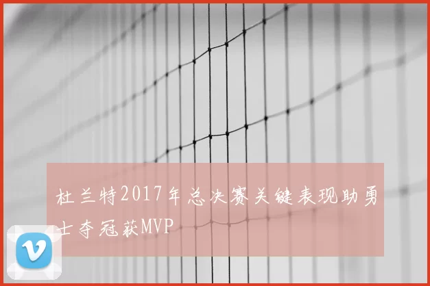 杜兰特2017年总决赛关键表现助勇士夺冠获MVP